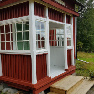 Enkelbåge fasta fönster