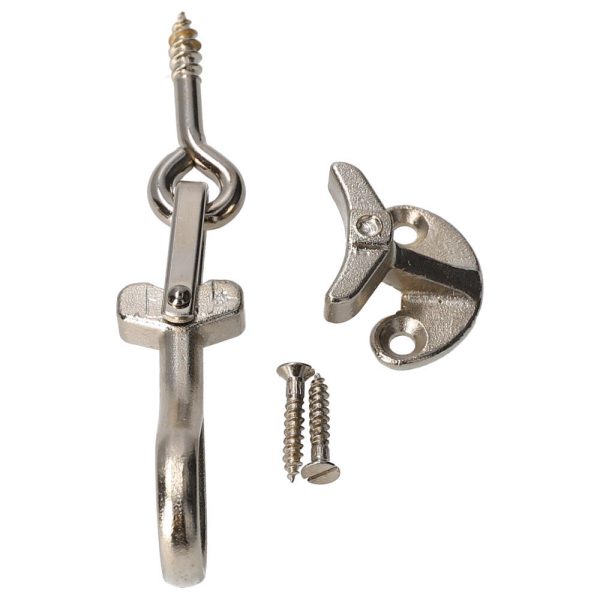 Fönsterlås 5179 med Hake Nickel med Skruv - Bild 2